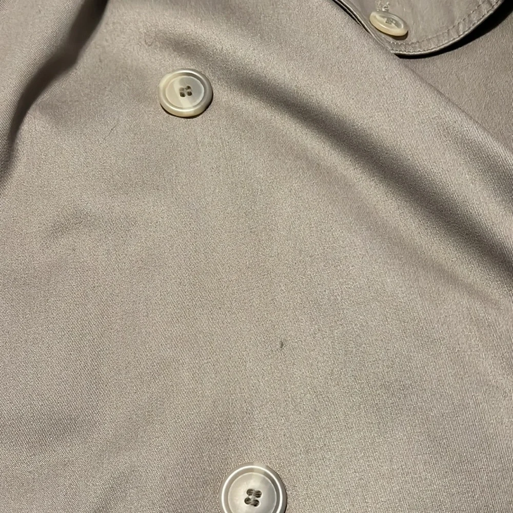 Stratojak Men’s Zipout Liner Trench Coat Size 46 X Long - Picture 10 of 12